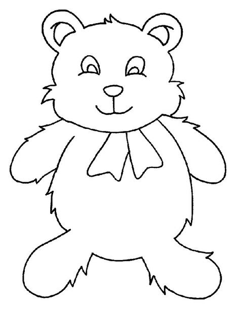 bear shape templates crafts colouring pages teddy bear