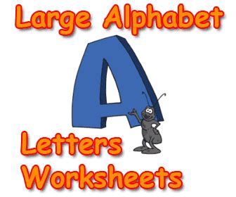 alphabet large letters printables preschool learning  lesson