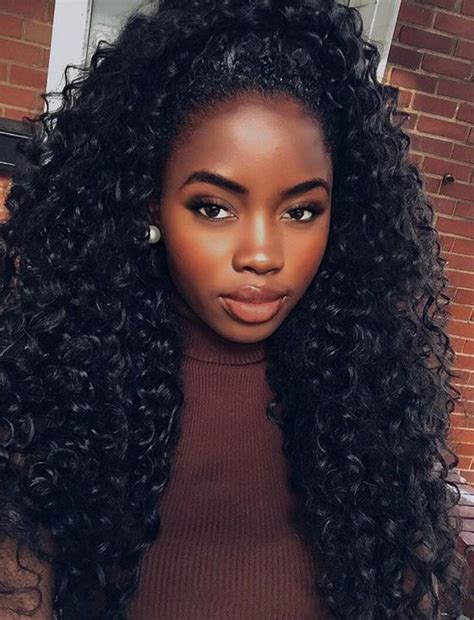long curly hairstyles for black women weaves