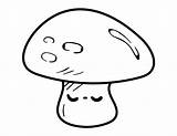 Mushroom Mushrooms Museprintables sketch template