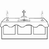 Catholic Coloring Kids Altar Pages Church Printable Bible Print Altars sketch template