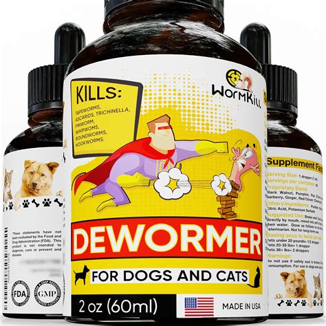 dewormer  dogs cats broad spectrum worm treatment powerful canine dewormer  ebay