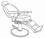 Barber Drawing Chair Getdrawings sketch template
