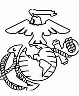 Logo Drawing Marines Usmc Paintingvalley Drawings Getdrawings sketch template