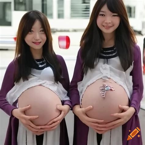 Photo Of Two Pregnant Japanese Women