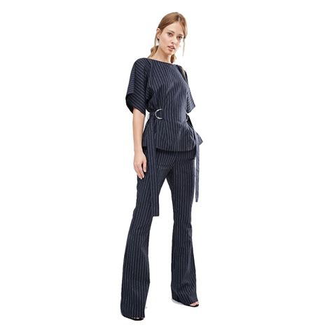 work outfit ideas   wear flared trousers  styles  shop