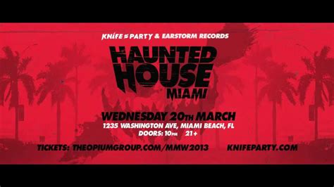 knife party presents haunted house miami youtube