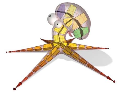 cartoon character octopus   model max vray opendmodel