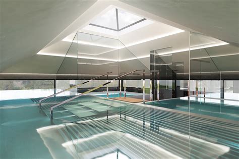panoramic pool suite spa le sanglier edoc architects
