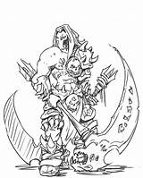 Coloring Pages Darksiders Darksiders2 Template sketch template