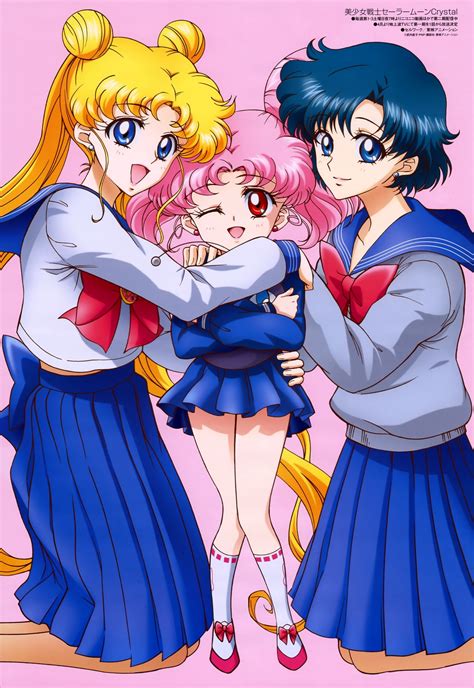 Sailor Moon Crystal Chibiusa Mizuno Ami Tsukino Usagi