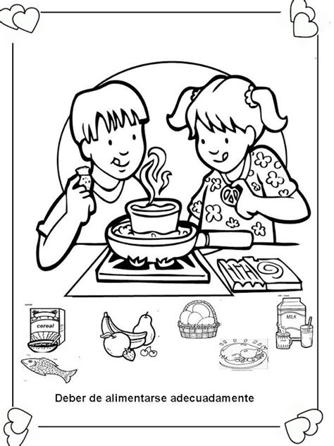 coloring pages  healthy habits coloring pages