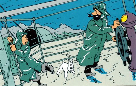 Les Aventures De Tintin Lamitié Du Capitaine Et De Tintin