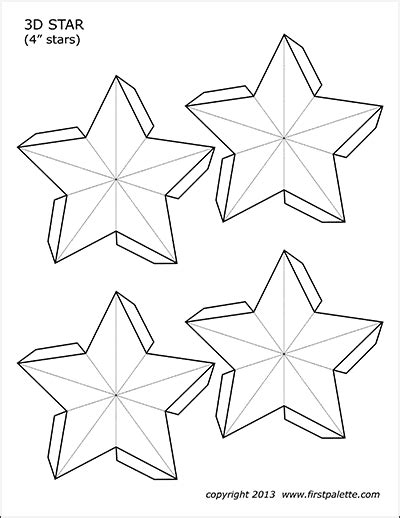 printable  paper star template discover  beauty  printable paper