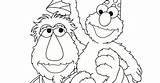 Birthday Sesame Street Coloring sketch template