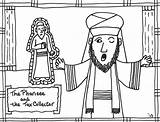 Tax Collector Pharisee Coloring Pages Template Sketch sketch template