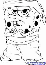 Spongebob Cartoon Gangster Draw Coloring Pages Drawings Drawing Characters Graffiti Ghetto Gangsta Step Thug Cliparts Wall Color Gang Clipart Cartoons sketch template