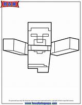 Minecraft Coloring Pages Herobrine Flying Skins Kids Colouring Color Steve Lego Cool Ball Dragon Skylanders Crafts Fun Character Fonts Running sketch template