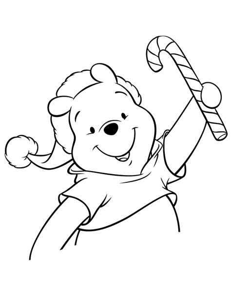 winnie  pooh christmas coloring pages coloring home