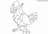 Staraptor sketch template