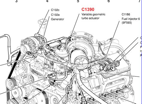 ford   diesel engine diagram