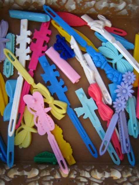 cute 80s plastic hair clips for fine hair select your design brand