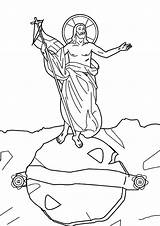 Jesus Coloring Resurrection Pages Tomb Risen Crucifixion Empty Has Drawing Getdrawings Getcolorings Color Christ Colorings Printable sketch template