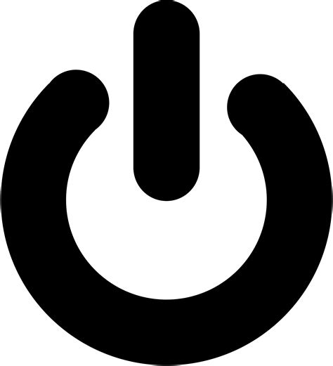 power button symbol transparent