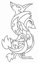 Coloring Pages Snivy Pokemon Starter Lineart Family Kanto Starters Printable Colouring Deviantart Template Getcolorings Getdrawings sketch template