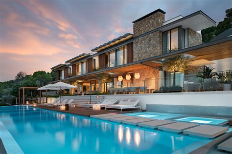 wonderful resort style home overlooks mallorcas stunning landscape