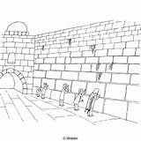 Kosel Jewish Israel sketch template