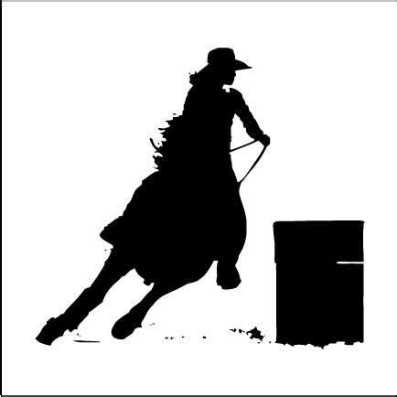 horses horse silhouette barrel racing silhouette art