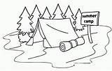 Tent Coloring4free 1331 Chelas Scouts Coloringpagesfortoddlers sketch template