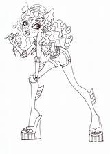 Lagoona Coloring Monster High Sheet Pages Blue sketch template