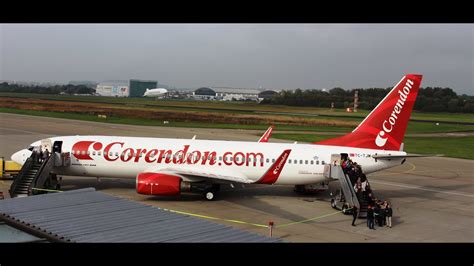 corendon airlines overhead landing    youtube