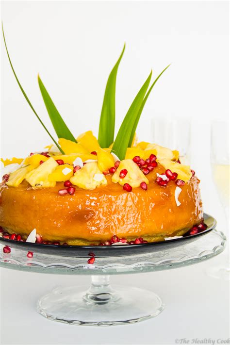 tropical fruit cake tropiko keik  froyta  healthy cook