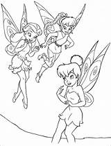 Tinkerbell Fawn Color Coloring Pages Rosetta Tinker Bell Template Templates Colouring sketch template