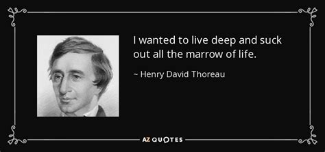 henry david thoreau quote i wanted to live deep and suck out all the
