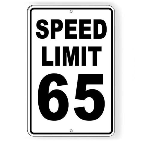 speed limit  sign metal mph slow warning traffic enforced etsy