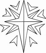 Coloring Star Christmas Pages Stars Color Printable North Shooting Kids Estrellas Clipart Print Gif Drawing Glass Stained Para Preschoolers Rainbow sketch template
