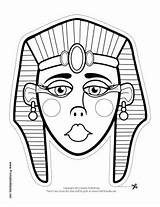 Egyptian Pharaon Egypte Anniversaire égyptienne Reine Bricolage Coloriages égypte Gateau Egyptien Royauté Masque Hatshepsut sketch template