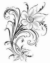 Rosemaling Coloring Pages Norwegian Patterns Tattoos Pattern Embroidery Tattoo Painting Cute Embriodery Printable Flower Google Stencils Folk Vector Pretty Getcolorings sketch template