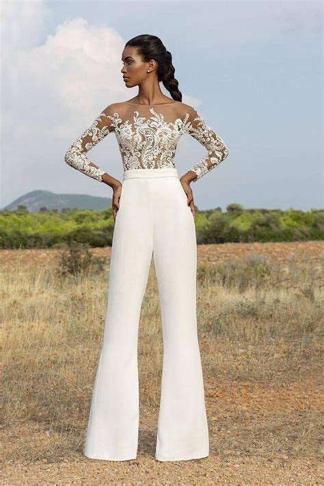 ivory white wedding jumpsuit african wedding dressprom etsy   jumpsuit elegant bridal