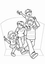 Coloring Pages Family Members Getdrawings sketch template