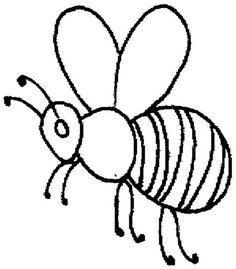 bee coloring pages bee coloring pages bee outline animal coloring pages
