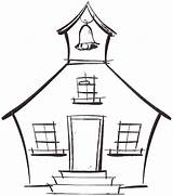 School House Schoolhouse Sketch Simple Old Drawing Clipart Building Architecture Coloring Buildings Easy Transparent Paintingvalley Drawings Rome Pages Explore Webstockreview sketch template