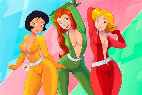 Rule 34 3girls Alex Totally Spies Armpits Arms Behind Head Big
