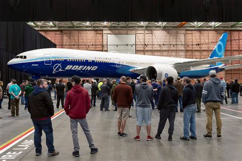 Photos Boeing Rolls Out Its New 777x But Quietly