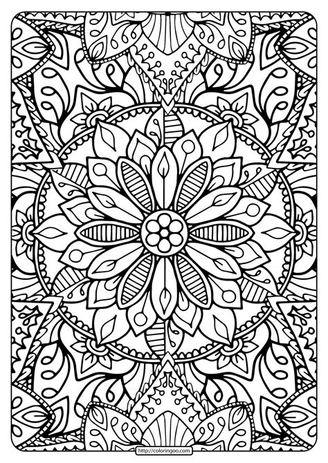 printable coloring book pages  adults