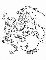 Beast Coloring Beauty Pages Belle Gaston Characters Printable Kids Colouring Eating Disney Bendy Sheet Color Rose Book Sheets Together Getdrawings sketch template